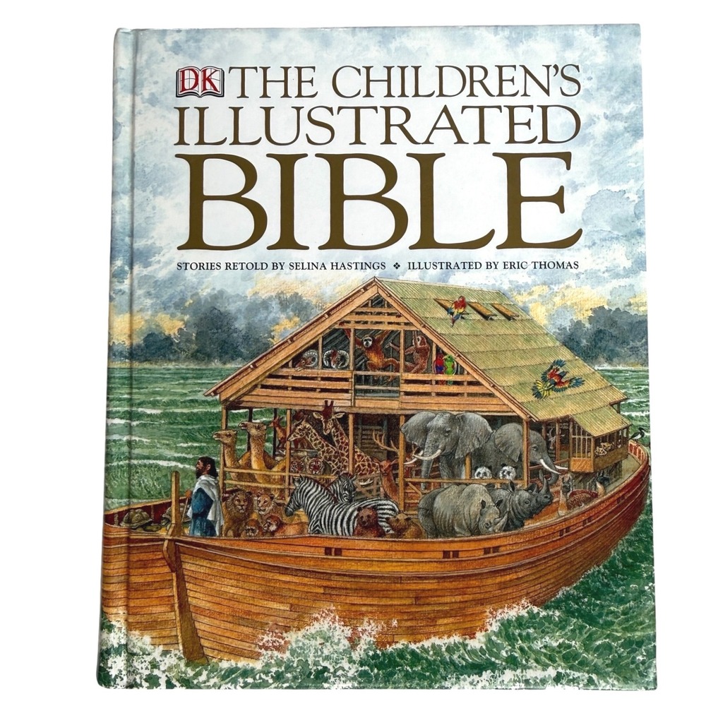 DK The Children's Illustrated Bible Hardcover Stories Christian Religious Noah